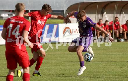 Fussball Bundesliga. Testspiel. ATSV Wolfsberg gegen SK Austria KLagenfurt.  Moritz Berg  (KLagenfurt). Wolfsberg, am 4.7.2023.
Foto: Kuess



---
pressefotos, pressefotografie, kuess, qs, qspictures, sport, bild, bilder, bilddatenbank