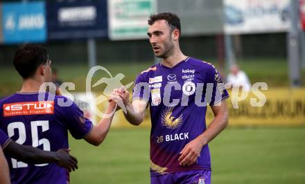 Fussball Bundesliga. Testspiel. ATSV Wolfsberg gegen SK Austria KLagenfurt.  Andrew Irving  (KLagenfurt). Wolfsberg, am 4.7.2023.
Foto: Kuess



---
pressefotos, pressefotografie, kuess, qs, qspictures, sport, bild, bilder, bilddatenbank