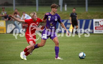 Fussball Bundesliga. Testspiel. ATSV Wolfsberg gegen SK Austria KLagenfurt. Jannik Robatsch   (KLagenfurt). Wolfsberg, am 4.7.2023.
Foto: Kuess



---
pressefotos, pressefotografie, kuess, qs, qspictures, sport, bild, bilder, bilddatenbank