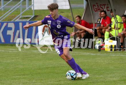 Fussball Bundesliga. Testspiel. ATSV Wolfsberg gegen SK Austria KLagenfurt.   Jannik Robatsch (KLagenfurt). Wolfsberg, am 4.7.2023.
Foto: Kuess



---
pressefotos, pressefotografie, kuess, qs, qspictures, sport, bild, bilder, bilddatenbank