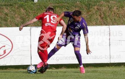 Fussball Bundesliga. Testspiel. ATSV Wolfsberg gegen SK Austria KLagenfurt.   Sinan Karweina (KLagenfurt). Wolfsberg, am 4.7.2023.
Foto: Kuess



---
pressefotos, pressefotografie, kuess, qs, qspictures, sport, bild, bilder, bilddatenbank