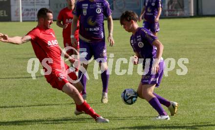 Fussball Bundesliga. Testspiel. ATSV Wolfsberg gegen SK Austria KLagenfurt.   Matthias Dollinger (KLagenfurt). Wolfsberg, am 4.7.2023.
Foto: Kuess



---
pressefotos, pressefotografie, kuess, qs, qspictures, sport, bild, bilder, bilddatenbank