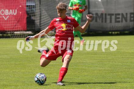 Fussball Bundesliga. Testspiel. Sk Austria KLagenfurt gegen Liefering.  Marcel Moswitzer (Liefering). Gmuend, am 7.7. 2023.
Foto: Kuess



---
pressefotos, pressefotografie, kuess, qs, qspictures, sport, bild, bilder, bilddatenbank