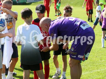 Fussball Bundesliga. Testspiel. Sk Austria KLagenfurt gegen Liefering. Nicolas Wimmer (Austria). Gmuend, am 7.7. 2023.
Foto: Kuess



---
pressefotos, pressefotografie, kuess, qs, qspictures, sport, bild, bilder, bilddatenbank