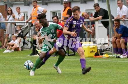 Fussball Testspiel. SK Austria Klagenfurt gegen Leoben.  Till Schumacher (Klagenfurt). Glanegg, am 11.7.2023.
Foto: Kuess



---
pressefotos, pressefotografie, kuess, qs, qspictures, sport, bild, bilder, bilddatenbank