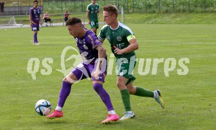 Fussball Testspiel. SK Austria Klagenfurt gegen Leoben. Sinan Karweina (Klagenfurt). Glanegg, am 11.7.2023.
Foto: Kuess



---
pressefotos, pressefotografie, kuess, qs, qspictures, sport, bild, bilder, bilddatenbank