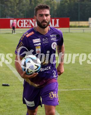 Fussball Testspiel. SK Austria Klagenfurt gegen Leoben. Kosmas Gkezos (Klagenfurt). Glanegg, am 11.7.2023.
Foto: Kuess



---
pressefotos, pressefotografie, kuess, qs, qspictures, sport, bild, bilder, bilddatenbank