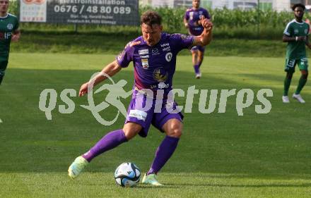 Fussball Testspiel. SK Austria Klagenfurt gegen Leoben. Christopher Wernitznig (Klagenfurt). Glanegg, am 11.7.2023.
Foto: Kuess



---
pressefotos, pressefotografie, kuess, qs, qspictures, sport, bild, bilder, bilddatenbank