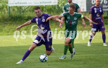 Fussball Testspiel. SK Austria Klagenfurt gegen Leoben. Andrew Irving (Klagenfurt). Glanegg, am 11.7.2023.
Foto: Kuess



---
pressefotos, pressefotografie, kuess, qs, qspictures, sport, bild, bilder, bilddatenbank