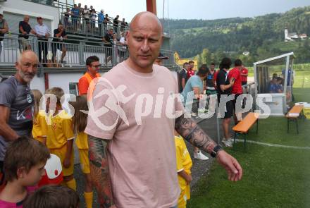 Fussball Testspiel. SK Austria Klagenfurt gegen Leoben.  Trainer Carsten Jancker (Klagenfurt). Glanegg, am 11.7.2023.
Foto: Kuess



---
pressefotos, pressefotografie, kuess, qs, qspictures, sport, bild, bilder, bilddatenbank