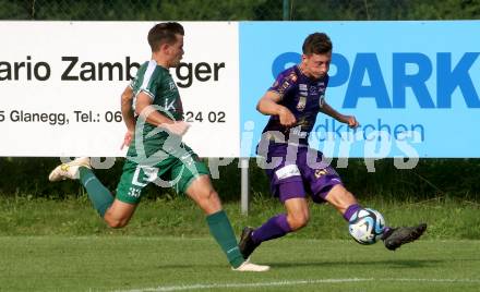 Fussball Testspiel. SK Austria Klagenfurt gegen Leoben. Till Schumacher (Klagenfurt). Glanegg, am 11.7.2023.
Foto: Kuess



---
pressefotos, pressefotografie, kuess, qs, qspictures, sport, bild, bilder, bilddatenbank