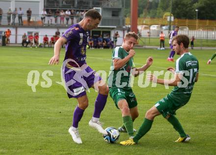 Fussball Testspiel. SK Austria Klagenfurt gegen Leoben.  Andrew Irving (Klagenfurt). Glanegg, am 11.7.2023.
Foto: Kuess



---
pressefotos, pressefotografie, kuess, qs, qspictures, sport, bild, bilder, bilddatenbank