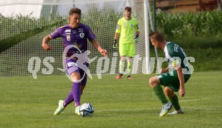 Fussball Testspiel. SK Austria Klagenfurt gegen Leoben. Christopher Wernitznig (Klagenfurt). Glanegg, am 11.7.2023.
Foto: Kuess



---
pressefotos, pressefotografie, kuess, qs, qspictures, sport, bild, bilder, bilddatenbank