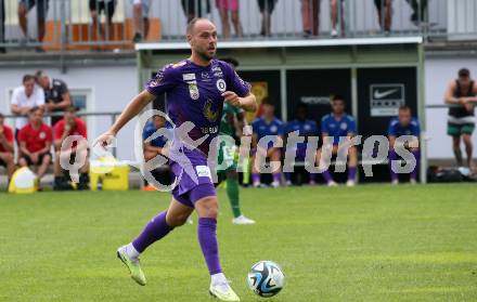 Fussball Testspiel. SK Austria Klagenfurt gegen Leoben. Rico Benatelli (Klagenfurt). Glanegg, am 11.7.2023.
Foto: Kuess



---
pressefotos, pressefotografie, kuess, qs, qspictures, sport, bild, bilder, bilddatenbank