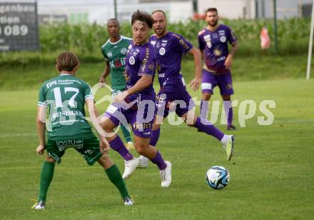 Fussball Testspiel. SK Austria Klagenfurt gegen Leoben. Simon Straudi (Klagenfurt). Glanegg, am 11.7.2023.
Foto: Kuess



---
pressefotos, pressefotografie, kuess, qs, qspictures, sport, bild, bilder, bilddatenbank