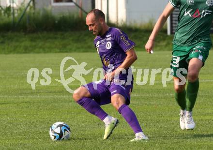 Fussball Testspiel. SK Austria Klagenfurt gegen Leoben. Rico Benatelli (Klagenfurt). Glanegg, am 11.7.2023.
Foto: Kuess



---
pressefotos, pressefotografie, kuess, qs, qspictures, sport, bild, bilder, bilddatenbank