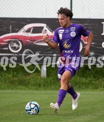 Fussball Testspiel. SK Austria Klagenfurt gegen Leoben. Simon Straudi (Klagenfurt). Glanegg, am 11.7.2023.
Foto: Kuess



---
pressefotos, pressefotografie, kuess, qs, qspictures, sport, bild, bilder, bilddatenbank