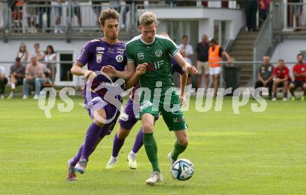 Fussball Testspiel. SK Austria Klagenfurt gegen Leoben. Thorsten Mahrer (Klagenfurt). Glanegg, am 11.7.2023.
Foto: Kuess



---
pressefotos, pressefotografie, kuess, qs, qspictures, sport, bild, bilder, bilddatenbank