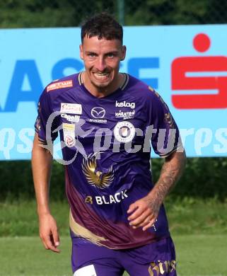 Fussball Testspiel. SK Austria Klagenfurt gegen Leoben.  Sinan Karweina (Klagenfurt). Glanegg, am 11.7.2023.
Foto: Kuess



---
pressefotos, pressefotografie, kuess, qs, qspictures, sport, bild, bilder, bilddatenbank