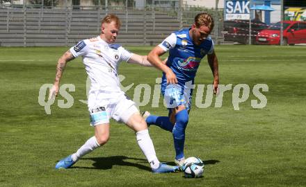 Fussball Testspiel. SK Austria Klagenfurt gegen SKN St. Poelten.  Jonas Arweiler  (Klagenfurt). Welzenegg, am 15.7.2023.
Foto: Kuess



---
pressefotos, pressefotografie, kuess, qs, qspictures, sport, bild, bilder, bilddatenbank