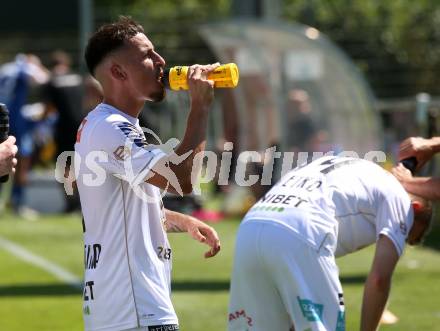 Fussball Testspiel. SK Austria Klagenfurt gegen SKN St. Poelten.  Sinan Karweina  (Klagenfurt). Welzenegg, am 15.7.2023.
Foto: Kuess



---
pressefotos, pressefotografie, kuess, qs, qspictures, sport, bild, bilder, bilddatenbank