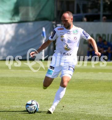 Fussball Testspiel. SK Austria Klagenfurt gegen SKN St. Poelten.   Rico Benatelli (Klagenfurt). Welzenegg, am 15.7.2023.
Foto: Kuess



---
pressefotos, pressefotografie, kuess, qs, qspictures, sport, bild, bilder, bilddatenbank