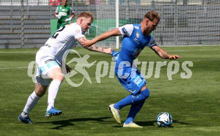 Fussball Testspiel. SK Austria Klagenfurt gegen SKN St. Poelten. Jonas Arweiler (Klagenfurt). Welzenegg, am 15.7.2023.
Foto: Kuess
---
pressefotos, pressefotografie, kuess, qs, qspictures, sport, bild, bilder, bilddatenbank