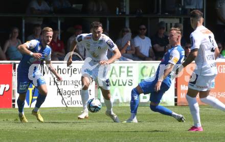 Fussball Testspiel. SK Austria Klagenfurt gegen SKN St. Poelten. Andrew Irving. (Klagenfurt). Welzenegg, am 15.7.2023.
Foto: Kuess
---
pressefotos, pressefotografie, kuess, qs, qspictures, sport, bild, bilder, bilddatenbank