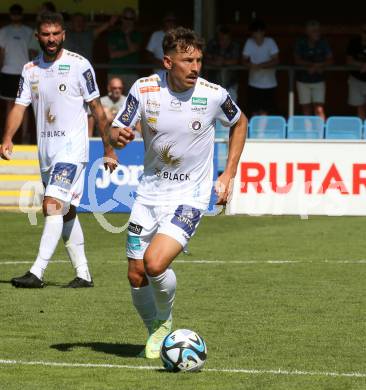 Fussball Testspiel. SK Austria Klagenfurt gegen SKN St. Poelten.   Christopher Wernitznig (Klagenfurt). Welzenegg, am 15.7.2023.
Foto: Kuess



---
pressefotos, pressefotografie, kuess, qs, qspictures, sport, bild, bilder, bilddatenbank