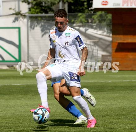 Fussball Testspiel. SK Austria Klagenfurt gegen SKN St. Poelten.  Sinan Karweina  (Klagenfurt). Welzenegg, am 15.7.2023.
Foto: Kuess



---
pressefotos, pressefotografie, kuess, qs, qspictures, sport, bild, bilder, bilddatenbank