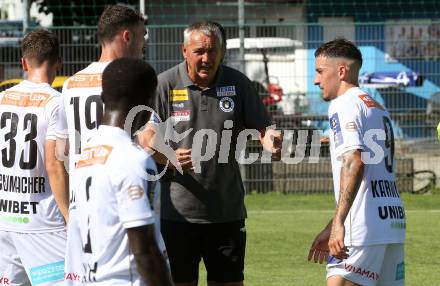 Fussball Testspiel. SK Austria Klagenfurt gegen SKN St. Poelten.   Trainer Peter Pacult (Klagenfurt). Welzenegg, am 15.7.2023.
Foto: Kuess



---
pressefotos, pressefotografie, kuess, qs, qspictures, sport, bild, bilder, bilddatenbank