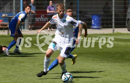 Fussball Testspiel. SK Austria Klagenfurt gegen SKN St. Poelten.   Christopher Cvetko (Klagenfurt). Welzenegg, am 15.7.2023.
Foto: Kuess



---
pressefotos, pressefotografie, kuess, qs, qspictures, sport, bild, bilder, bilddatenbank