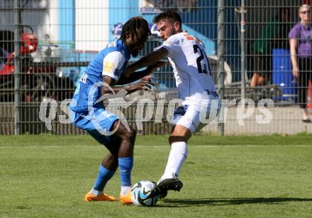 Fussball Testspiel. SK Austria Klagenfurt gegen SKN St. Poelten.   Kosmas Gkezos (Klagenfurt). Welzenegg, am 15.7.2023.
Foto: Kuess



---
pressefotos, pressefotografie, kuess, qs, qspictures, sport, bild, bilder, bilddatenbank