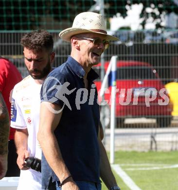 Fussball Testspiel. SK Austria Klagenfurt gegen SKN St. Poelten.   Herbert Matschek (Klagenfurt). Welzenegg, am 15.7.2023.
Foto: Kuess



---
pressefotos, pressefotografie, kuess, qs, qspictures, sport, bild, bilder, bilddatenbank