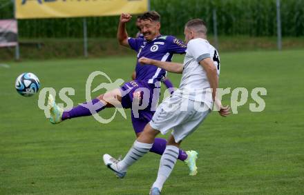 Fussball Bundesliga. Testspiel. ASKOE Koettmannsdorf gegen SK Austria Klagenfurt. Christopher Wernitznig (Austria KLagenfurt). Koettmannsdorf, am 19.7.2023.
Foto: Kuess



---
pressefotos, pressefotografie, kuess, qs, qspictures, sport, bild, bilder, bilddatenbank