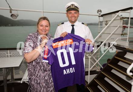 Fussball Bundesliga. Kick off, SK Austria KLagenfurt.   Daniela Mayr-Koren. KLagenfurt, am 18.7.2023.
Foto: Kuess



---
pressefotos, pressefotografie, kuess, qs, qspictures, sport, bild, bilder, bilddatenbank