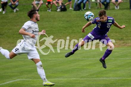 Fussball Bundesliga. Testspiel. ASKOE Koettmannsdorf gegen SK Austria Klagenfurt. Till Schumacher (Austria KLagenfurt). Koettmannsdorf, am 19.7.2023.
Foto: Kuess



---
pressefotos, pressefotografie, kuess, qs, qspictures, sport, bild, bilder, bilddatenbank