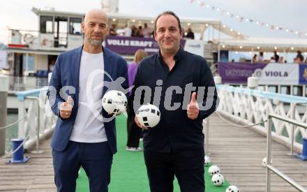 Fussball Bundesliga. Kick off, SK Austria KLagenfurt.   Guenther Gorenzel. KLagenfurt, am 18.7.2023.
Foto: Kuess



---
pressefotos, pressefotografie, kuess, qs, qspictures, sport, bild, bilder, bilddatenbank