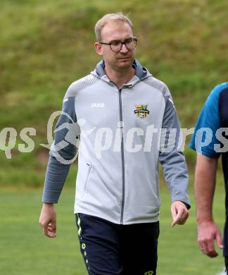 Fussball Bundesliga. Testspiel. ASKOE Koettmannsdorf gegen SK Austria Klagenfurt. Trainer Markus Uran (KÃ¶ttmannsdorf). Koettmannsdorf, am 19.7.2023.
Foto: Kuess



---
pressefotos, pressefotografie, kuess, qs, qspictures, sport, bild, bilder, bilddatenbank