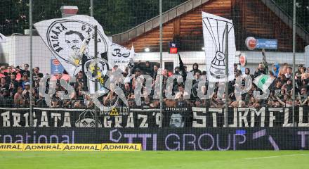 Fussball OEFB Cup. SAK gegen Sturm Graz.  Fans: KLagenfurt, am 22.7.2023.
Foto: Kuess






---
pressefotos, pressefotografie, kuess, qs, qspictures, sport, bild, bilder, bilddatenbank