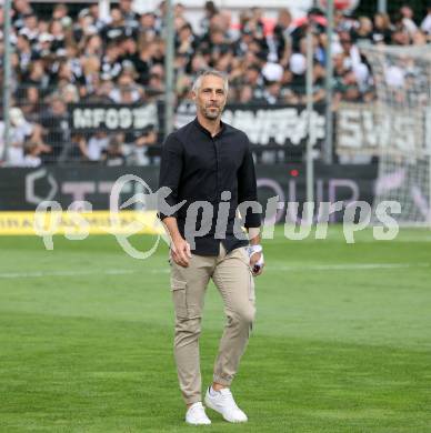 Fussball OEFB Cup. SAK gegen Sturm Graz.  Trainer Darko Djukic (SAK),. KLagenfurt, am 22.7.2023.
Foto: Kuess






---
pressefotos, pressefotografie, kuess, qs, qspictures, sport, bild, bilder, bilddatenbank