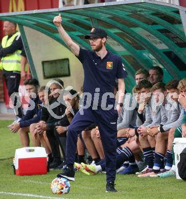 Fussball OEFB Cup. ASK gegen Admira Wacker.  Trainer Thomas Pratl (Admira Wacker). Klagenfurt, am 23.7.2023.
Foto: Kuess
---
pressefotos, pressefotografie, kuess, qs, qspictures, sport, bild, bilder, bilddatenbank