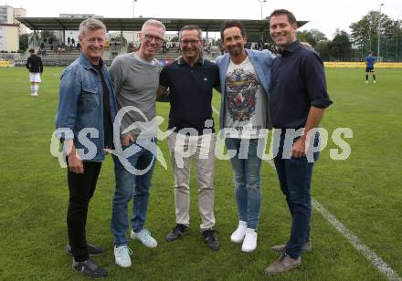 Fussball OEFB Cup. ASK gegen Admira Wacker.   Arno Arthofer, Peter Stoeger, Franz Petritz, Matthias Dollinger, Philipp Liesnig,. Klagenfurt, am 23.7.2023.
Foto: Kuess
---
pressefotos, pressefotografie, kuess, qs, qspictures, sport, bild, bilder, bilddatenbank