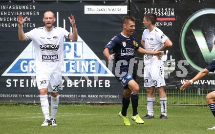 Fussball OEFB Cup. ASK gegen Admira Wacker. Torjubel Lukas Malicsek (Admira Wacker). Klagenfurt, am 23.7.2023.
Foto: Kuess
---
pressefotos, pressefotografie, kuess, qs, qspictures, sport, bild, bilder, bilddatenbank