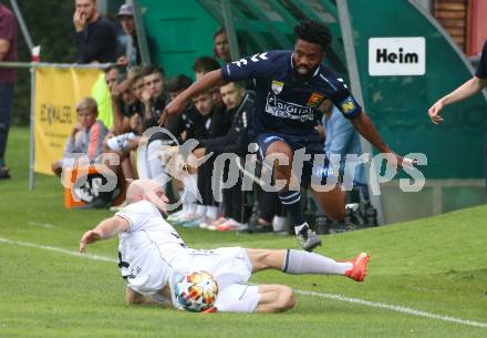 Fussball OEFB Cup. ASK gegen Admira Wacker. Marko Mrsic (ASK), George Davis (Admira Wacker). Klagenfurt, am 23.7.2023.
Foto: Kuess
---
pressefotos, pressefotografie, kuess, qs, qspictures, sport, bild, bilder, bilddatenbank