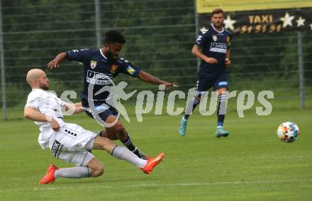 Fussball OEFB Cup. ASK gegen Admira Wacker. Marko Mrsic (ASK), George Davis (Admira Wacker). Klagenfurt, am 23.7.2023.
Foto: Kuess
---
pressefotos, pressefotografie, kuess, qs, qspictures, sport, bild, bilder, bilddatenbank