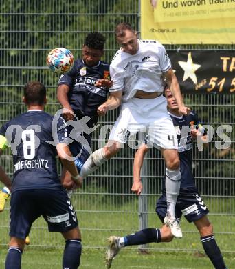 Fussball OEFB Cup. ASK gegen Admira Wacker.  Mateo Grubor (ASK), Reinhard Azubuike Young (Admira Wacker). Klagenfurt, am 23.7.2023.
Foto: Kuess
---
pressefotos, pressefotografie, kuess, qs, qspictures, sport, bild, bilder, bilddatenbank