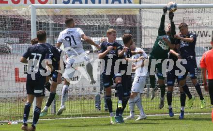 Fussball OEFB Cup. ASK gegen Admira Wacker.  Kiril Hristov Ristoskov (ASK), Dominik Sulzer (Admira Wacker). Klagenfurt, am 23.7.2023.
Foto: Kuess
---
pressefotos, pressefotografie, kuess, qs, qspictures, sport, bild, bilder, bilddatenbank