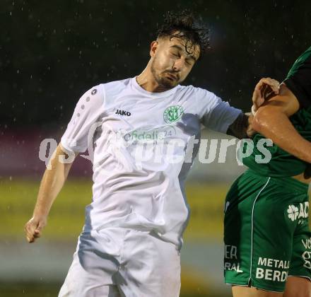 Fussball Kaerntner Liga. Lendorf gegen Landskron. Nemanja Lukic  (Landskron). Lendorf, am 4.8.2023.
Foto: Kuess



---
pressefotos, pressefotografie, kuess, qs, qspictures, sport, bild, bilder, bilddatenbank