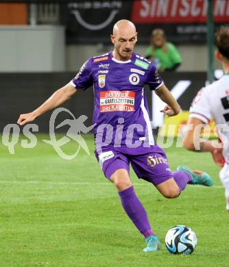 Fussball Bundesliga. SK Austria Klagenfurt gegen WAC.  Nicolas Wimmer (Klagenfurt).  Klagenfurt, am 9.8.2023.
Foto: Kuess
---
pressefotos, pressefotografie, kuess, qs, qspictures, sport, bild, bilder, bilddatenbank